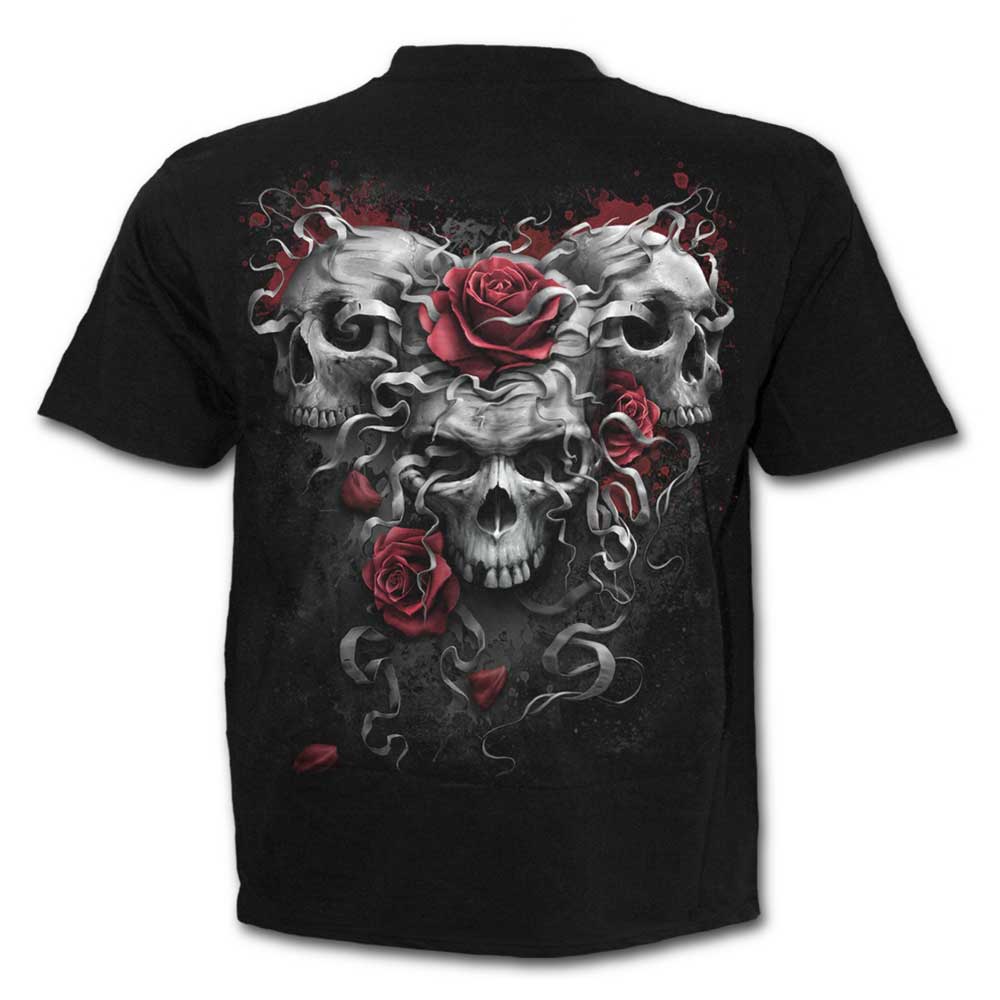 Spiral - SKULLS N' ROSES Tshirt Homme - Noir